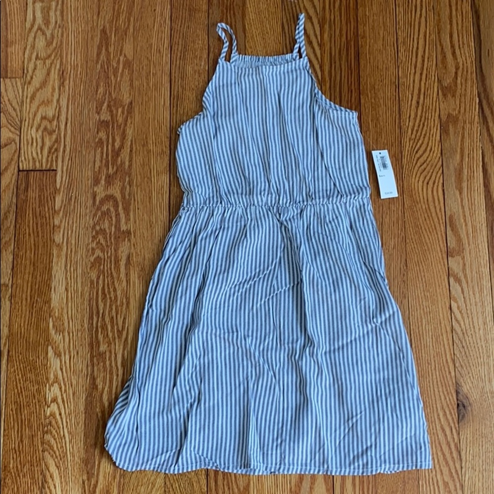 Old Navy blue striped sundress